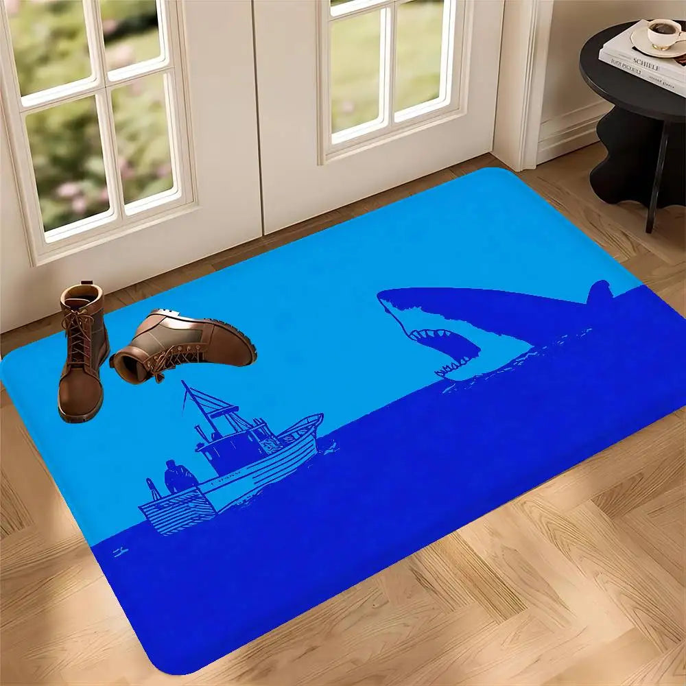 J-JAWS Movie Kitchen Mat Cheaper Anti-slip Modern Living Room Balcony Printed Modern Home Decor