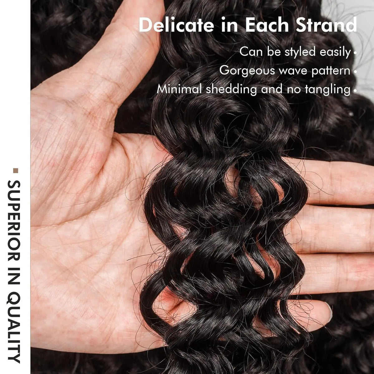 Pre Looped Feather Crochet Human Hair Kinky Curly For Black Women Pre Separated Knotless Burmese Curly Hair For Braiding
