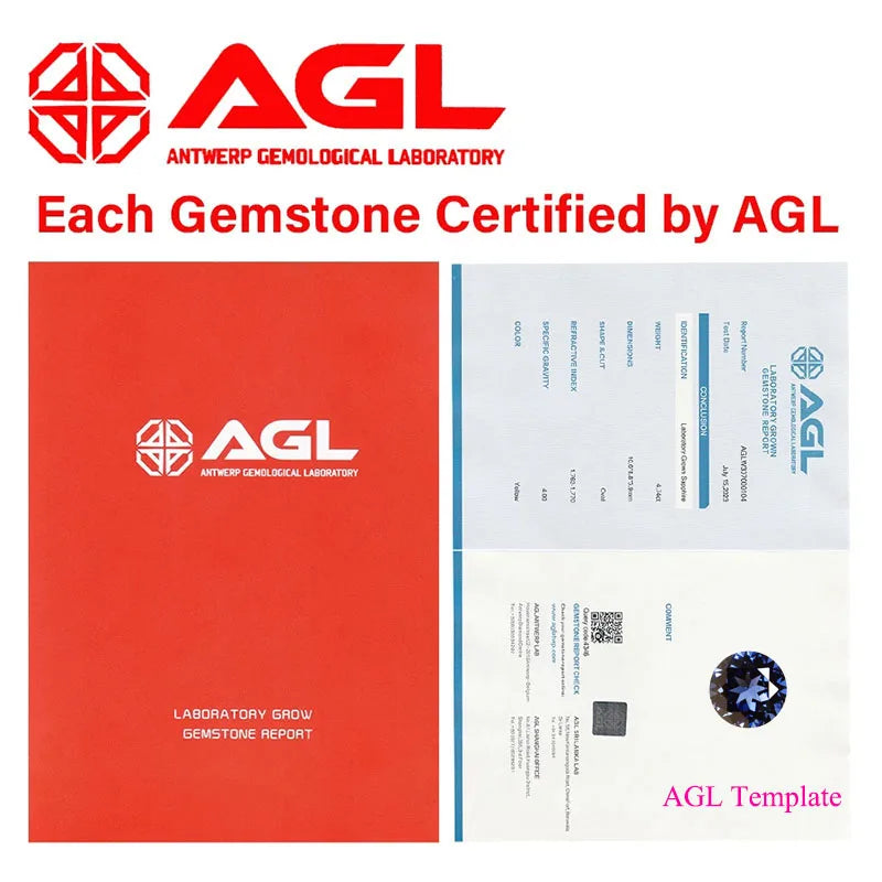 ABCLab Grown Sapphire Royal Blue Color Multiple Cuts Available Gems For Jewelry Setting&Custom Design Selectable Certificate