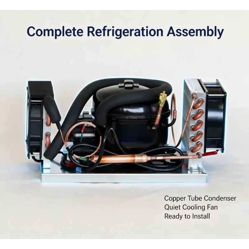 QD52A Small Air‑Cooled Refrigeration Unit 220V R134a Integrated Cooler with Optional Temperature Controller