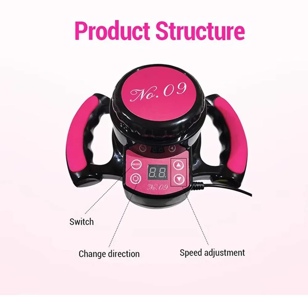 New Handheld Fitness Inner Roller 360 Vibrating Massager Cellulite Reduce Muscle Relax Butt Lift Body Shapping Slimming Machine