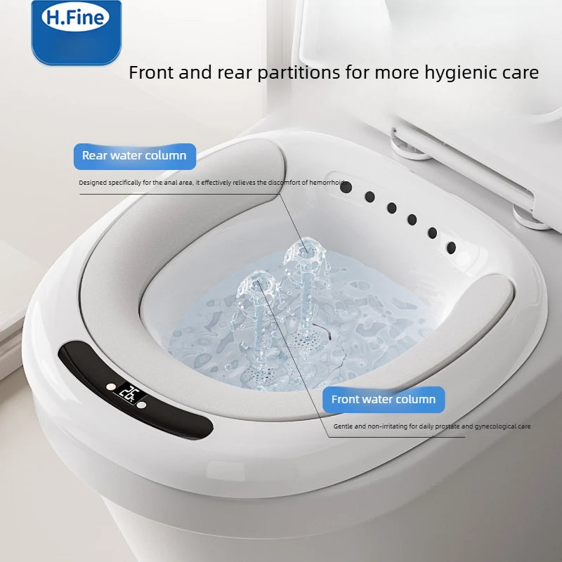 ‌Electric Hands-Free Bidet System,Antibacterial Detachable Basin Kit,ClinicalGrade Sitz Bath,Postpartum Herbal Steaming Solution