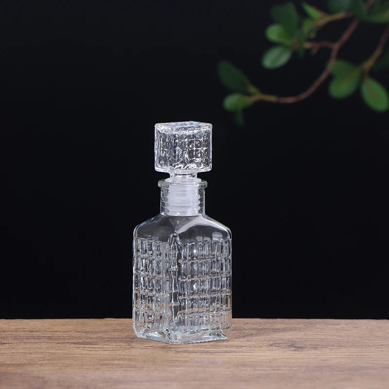 1Pc 100/150ml Transparent Glass Cup Whiskey Decanter Party Barware Whiskey Glass Bottle For Liquor  Bourbon Barware