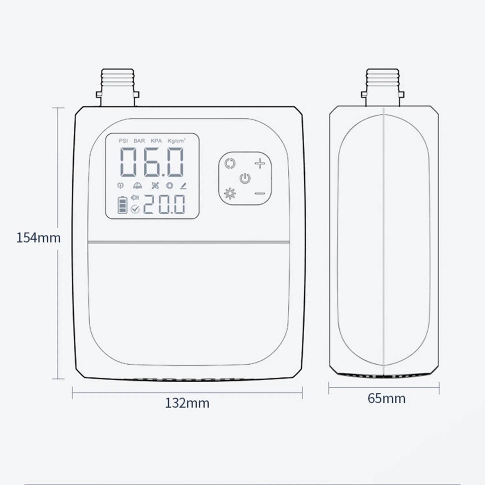 SUP Air Pump Rechargeable Paddle Board Pump 25PSI Portable Electric Pump for Inflatable Stand Up Paddle Board Kayaks Boats