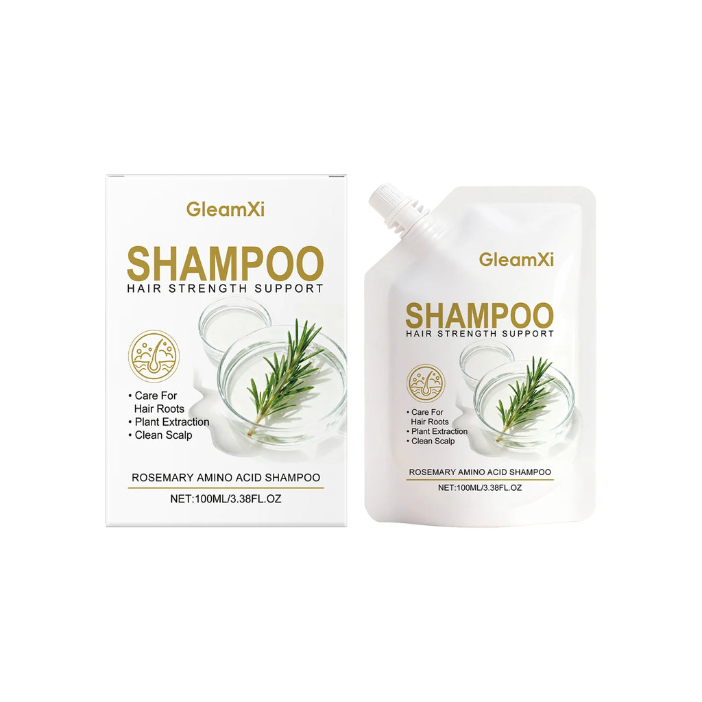 Rosemary Amino Acid Volumizing Shampoo - Gently Cleanses the Scalp, Naturally Voluminous, Smooth, and Shiny
