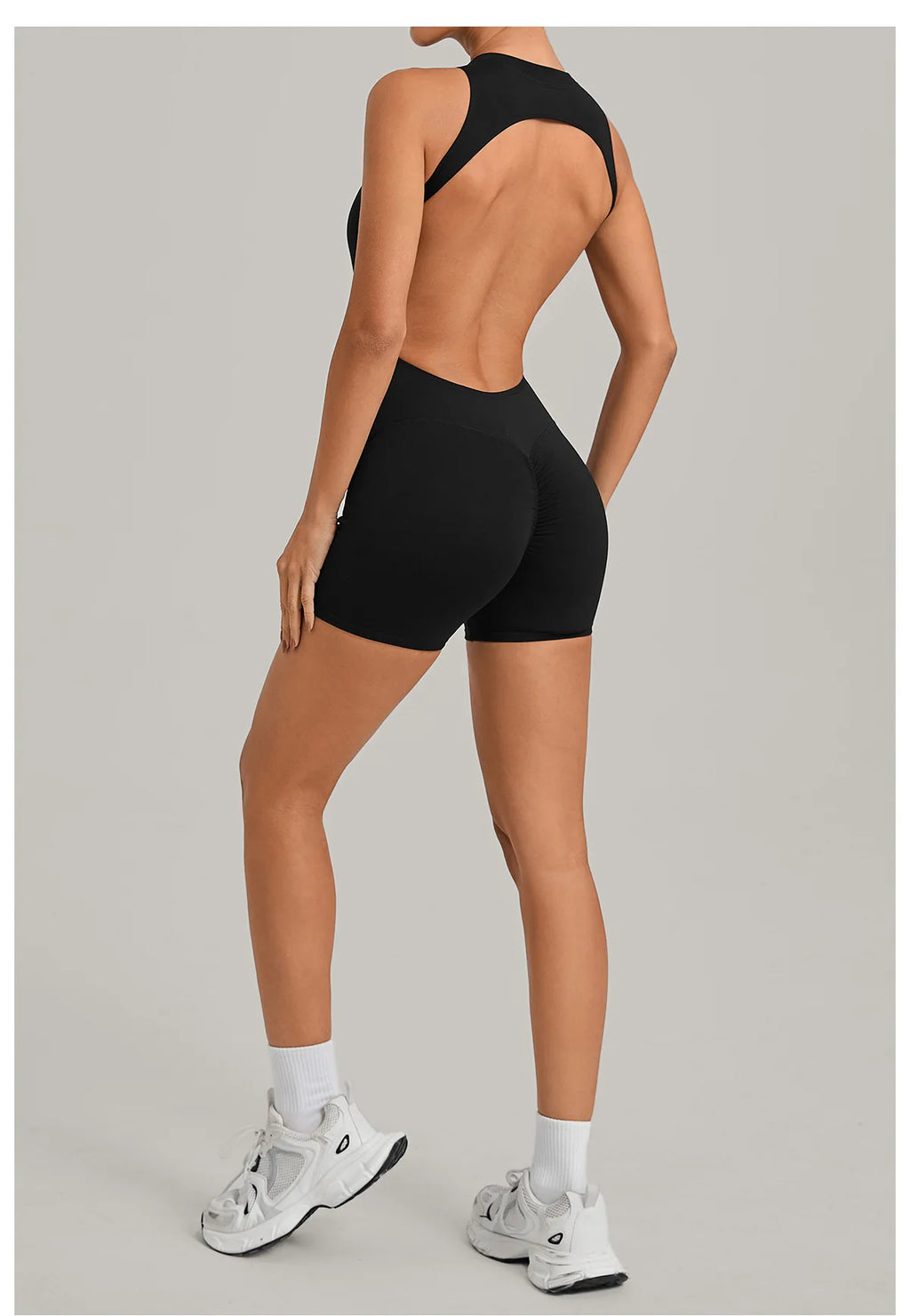 Sport Jumpsuit Padding Fitness Overalls Push Up Gym Clothes Woman Workout Clothes 2026 Black Red Mono Combinaison Coffee Navy