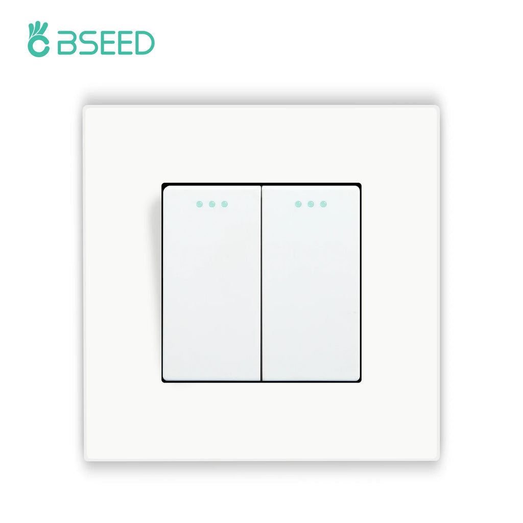 BSEED EU Wall Sockets Type-C USB Power Sockets Double Electric Sockets Triple Outlets Plastic Frame Germany Socket With Dual USB