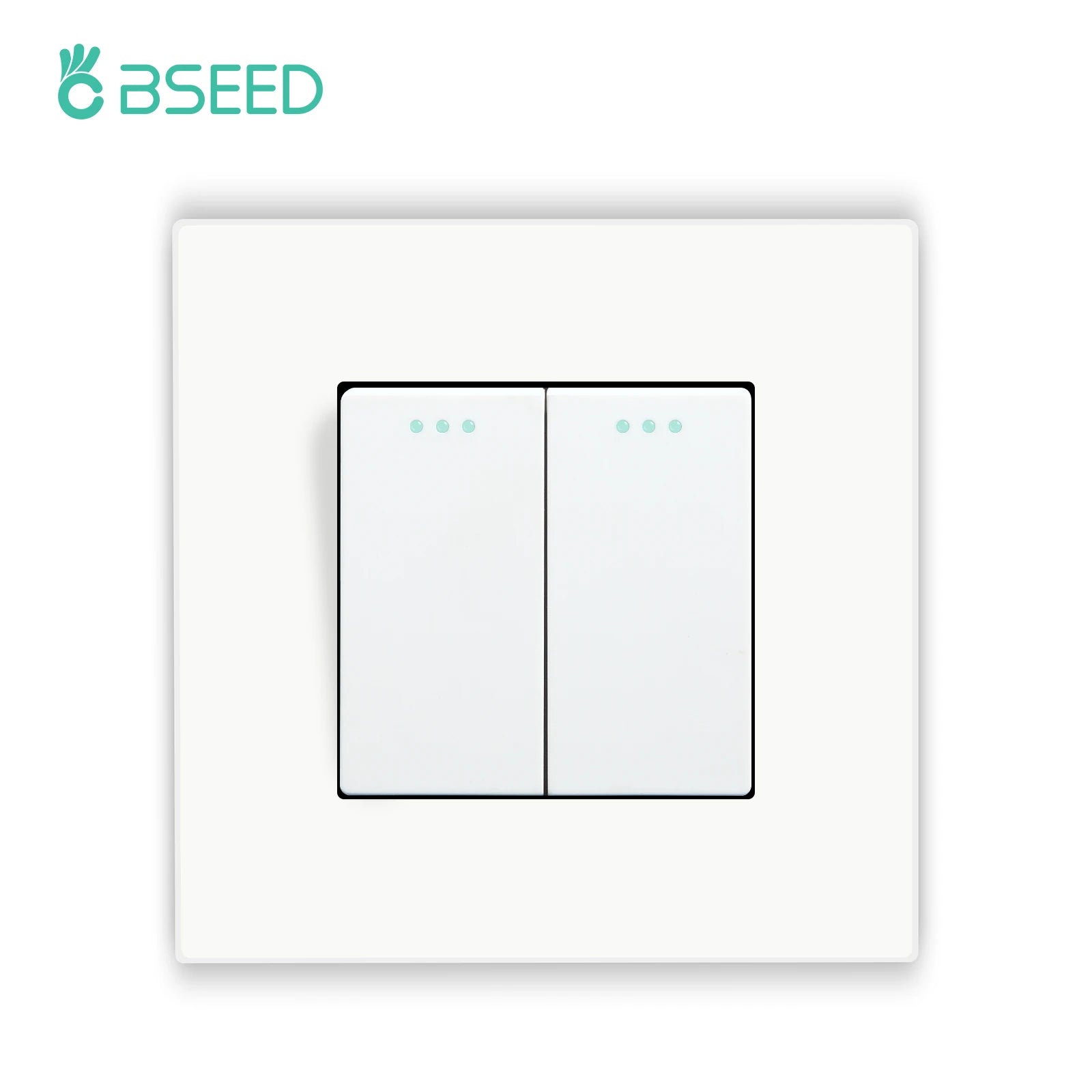 BSEED EU Wall Sockets Type-C USB Power Sockets Double Electric Sockets Triple Outlets Plastic Frame Germany Socket With Dual USB