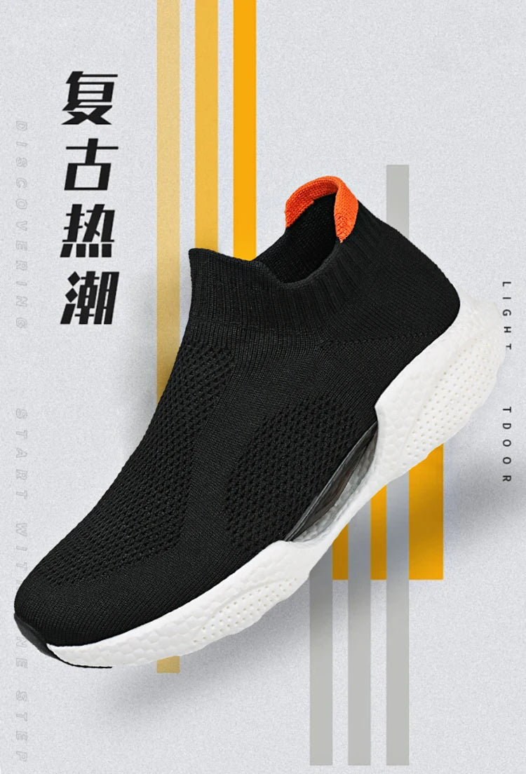Men's Casual Running Shoes, Male Tennis Sneakers, Luxury Trainer, Race Breathable Shoes, Fashion Loafers