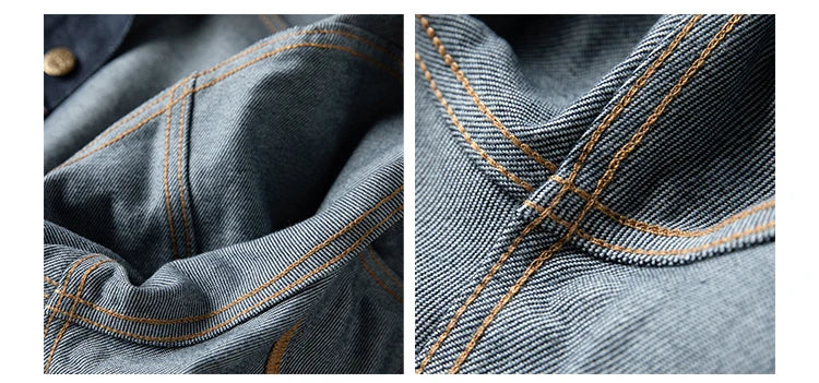 NON STOCK FLYERS Primary Color Left Oblique Anti-shrink Denim 101J Short Denim Jacket Retro Knight Jacket