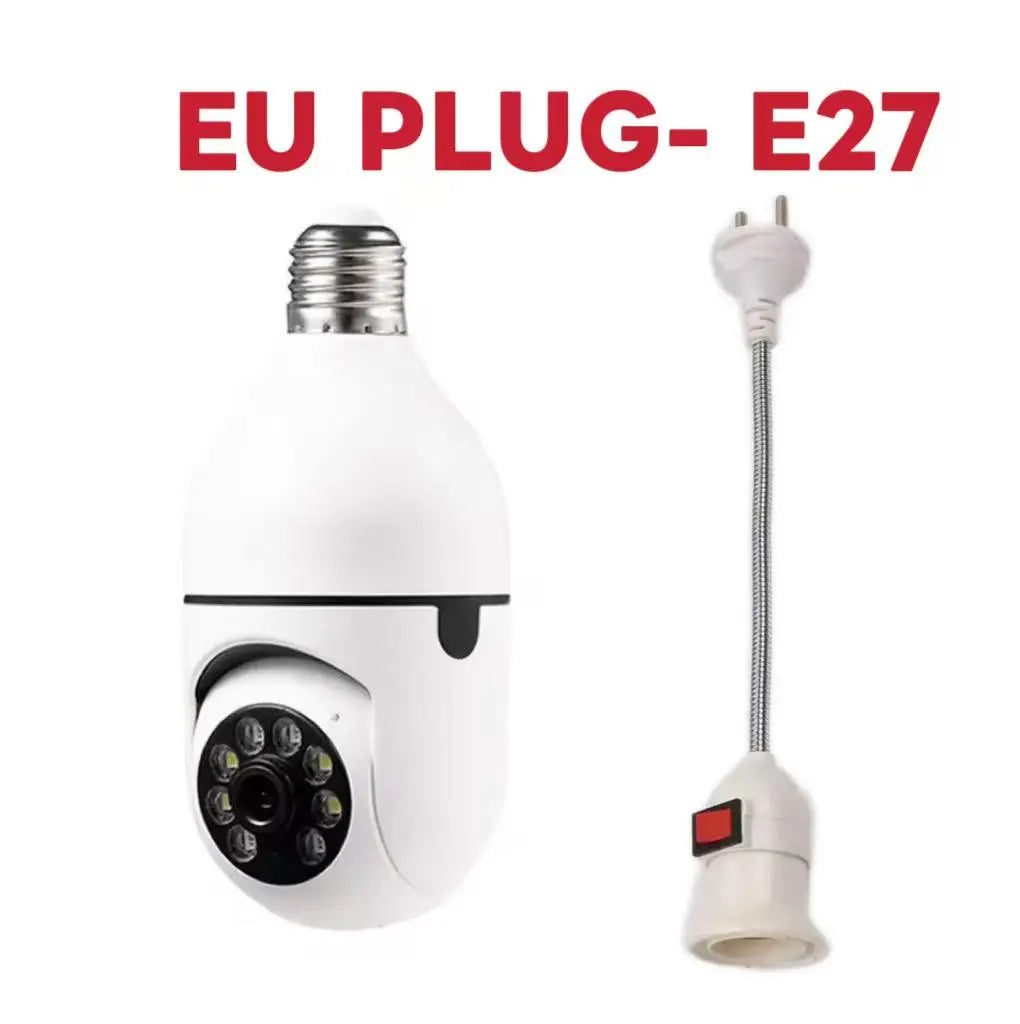 Smart Wireless Security Camera 2.4GHz WiFi, Plug & Play No Installation, Indoor Outdoor, Pet Monitoring for Home Travel Rental,
