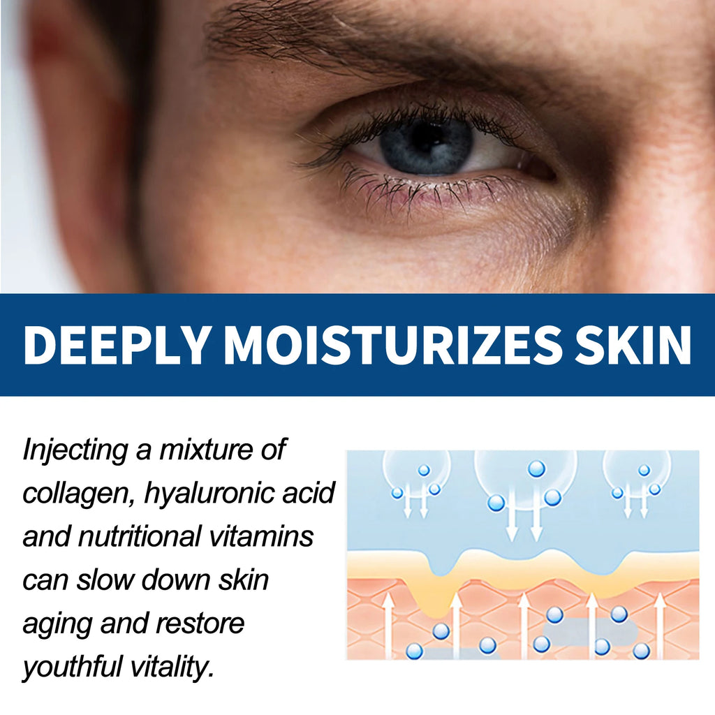 Men's Retinol Collagen Face Cream Hydrating Lifting Firming Fade Fine Lines Brighten Skin Tightening Anti-Wrinkle Men Skin Care