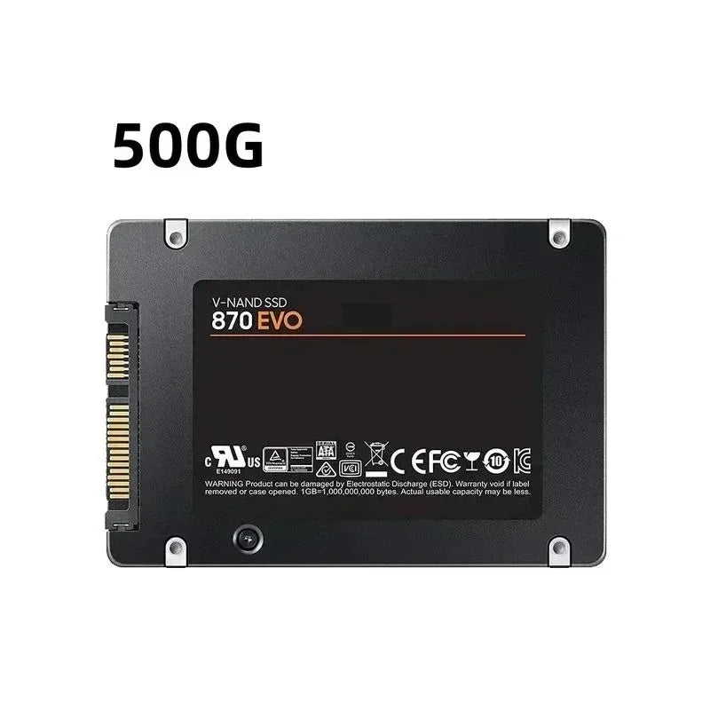 870 EVO SSD Solid State Disk 1TB/2TB/4TB Internal Hard Drive Sata3 2.5 Inch for Laptop Microcomputer Desktop