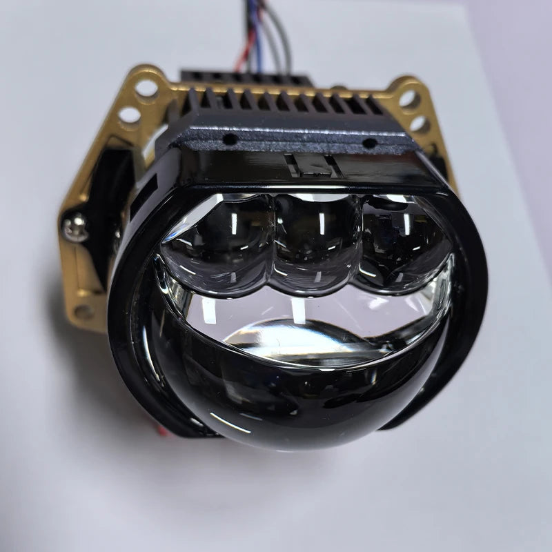 YINDING100W square 3.0-inch LED four lens car light led6000K, motorcycle off-road LED light, modified car headlight accessories