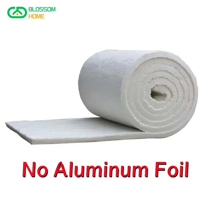 NEW 1650℃ High Temperature Resistance Zirconium Bearing Ceramic Fiber Blanket Fire Resistant Insulation Cotton 50mm 60mm Thick