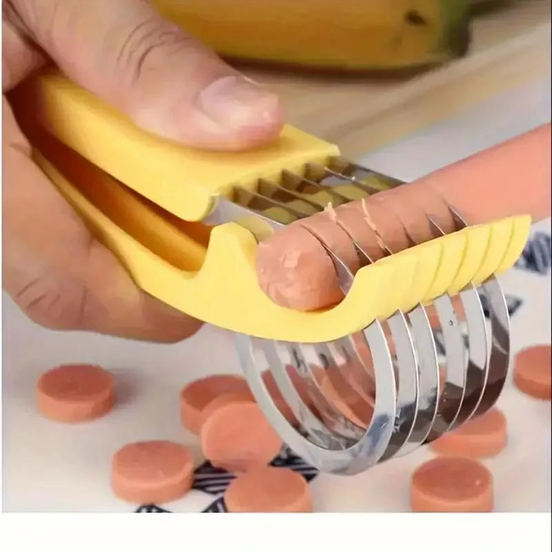 Multifunctional Vegetable Chopper Banana Cucumber Slicer Portable Manual Fruit & Vegetable Cutter Kitchen Gadgets For Home Use