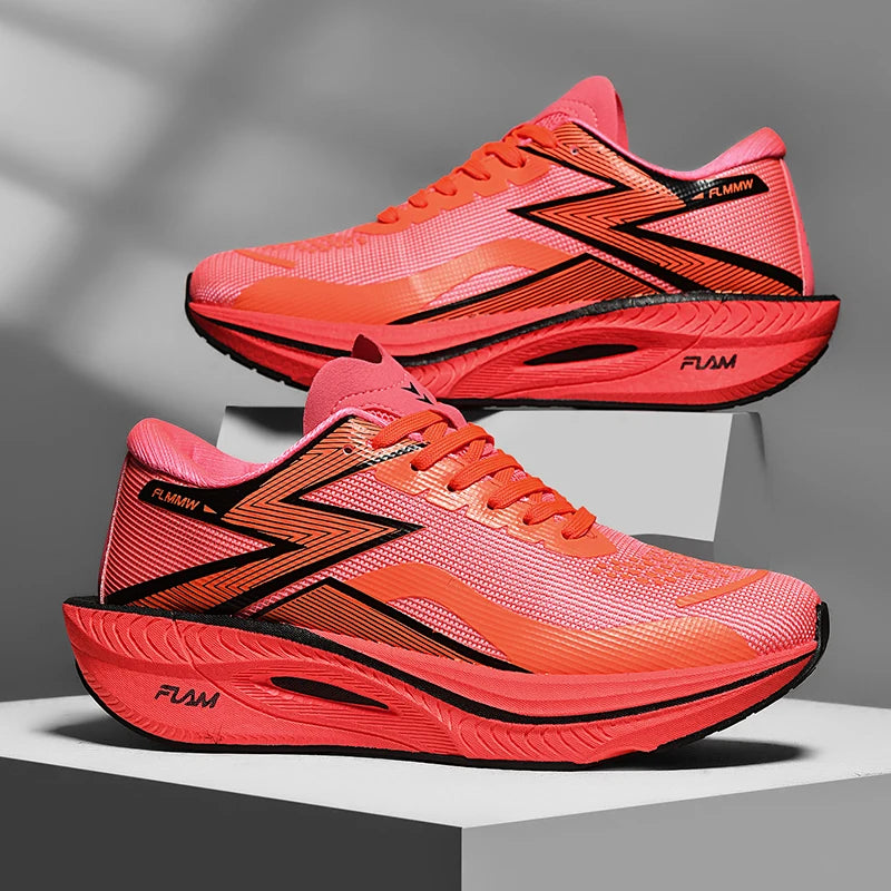 Running Shoes Carbon Board Speciality Marathon Men Sports Breathable Lightweight Women's Comfortable Athletic Nonskid Sneakers