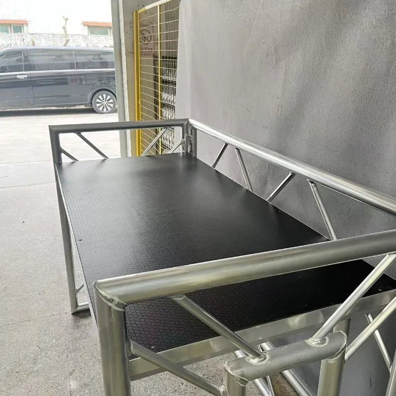 Aluminum Alloy Folding Mobile Booth Truss Flexible Stage Display Stand