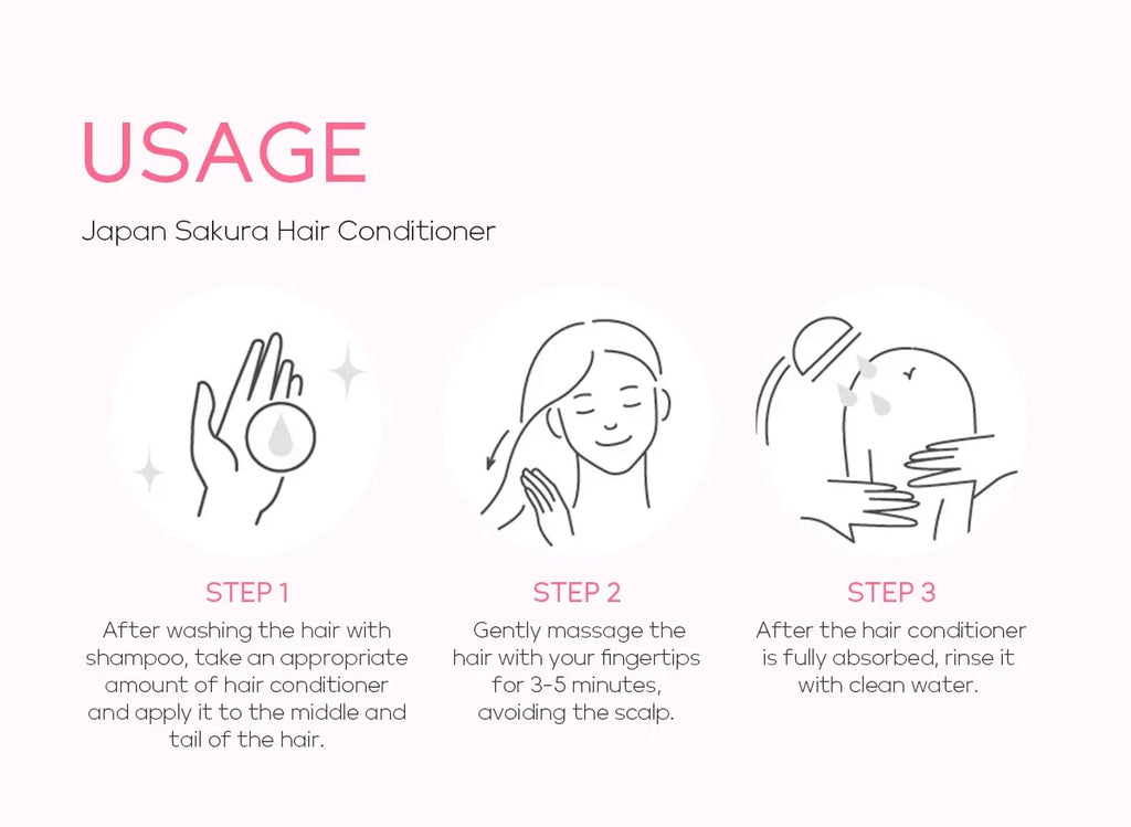 LAIKOU Japan Sakura Shampoo or Hair Conditioner Complex Oil Hair Care Repair Damaged Hair Repair Serum Oil Anti Hairs Loss