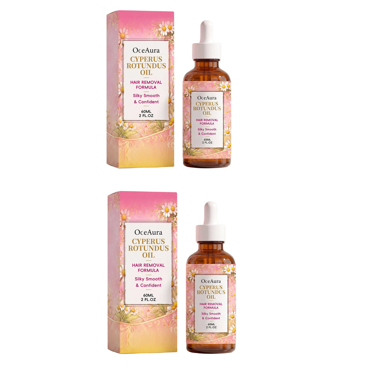 Cyperus Oil Hair Removal Essential Oil - Soothes Skin, Relieves Irritation After Hair Removal, and Brightens Skin Tone