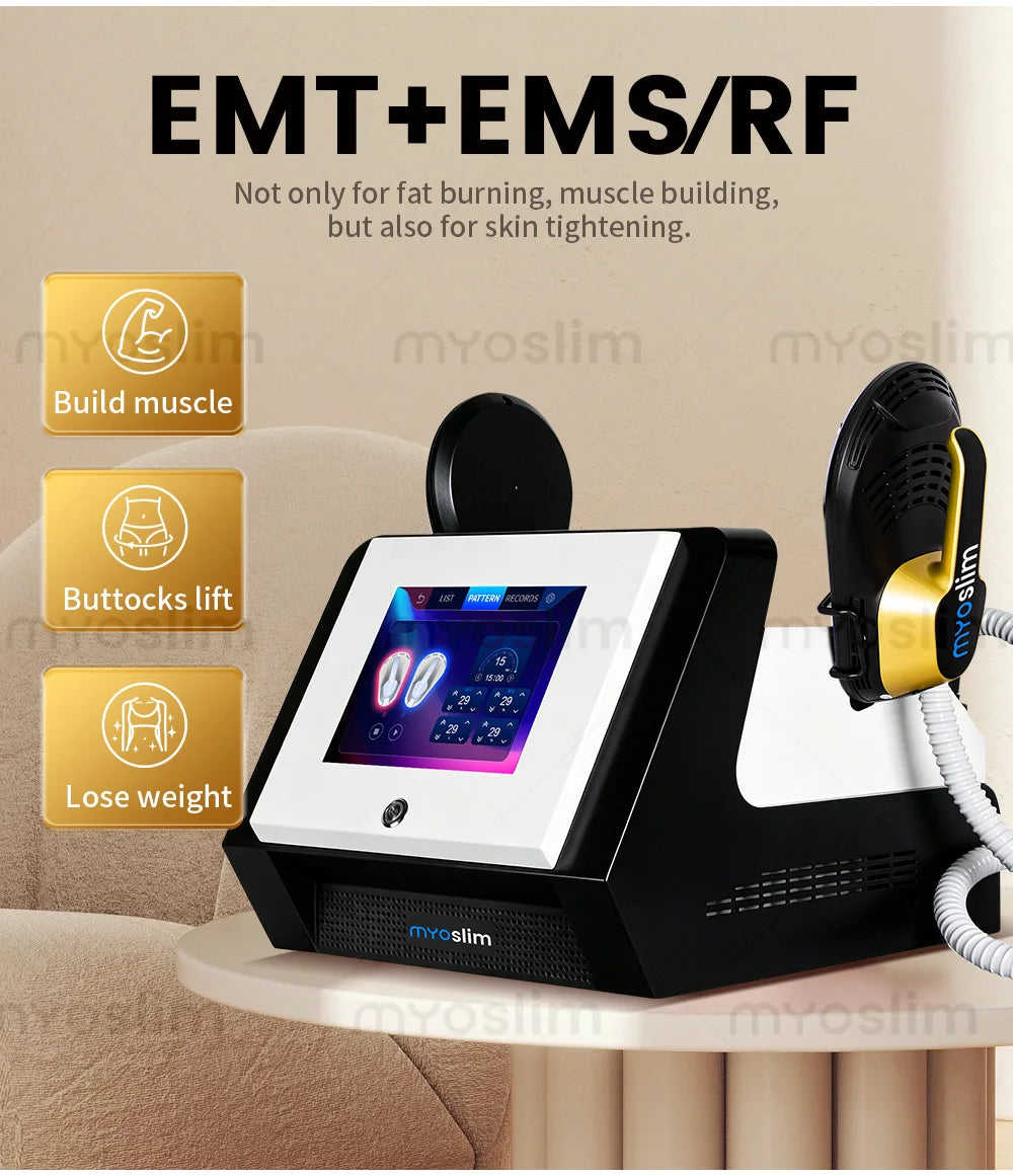 Professional 6500w 200HZ RF Machine EMS Body Slim Muscle Stimulation Myoslim PRO Ultra Sculpt Lose Weight