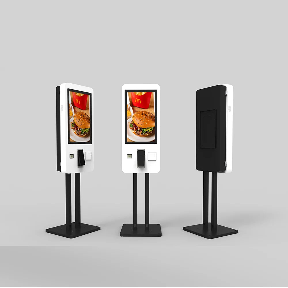 Food Order Checkout Touch Self Service Interactive Payment Kiosk Touch Screen for Restaurant