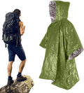 Camping Raincoat Waterproof Survival Emergency Outdoor Multifunction Reflective Clothing Camping Gear Survie Hiking