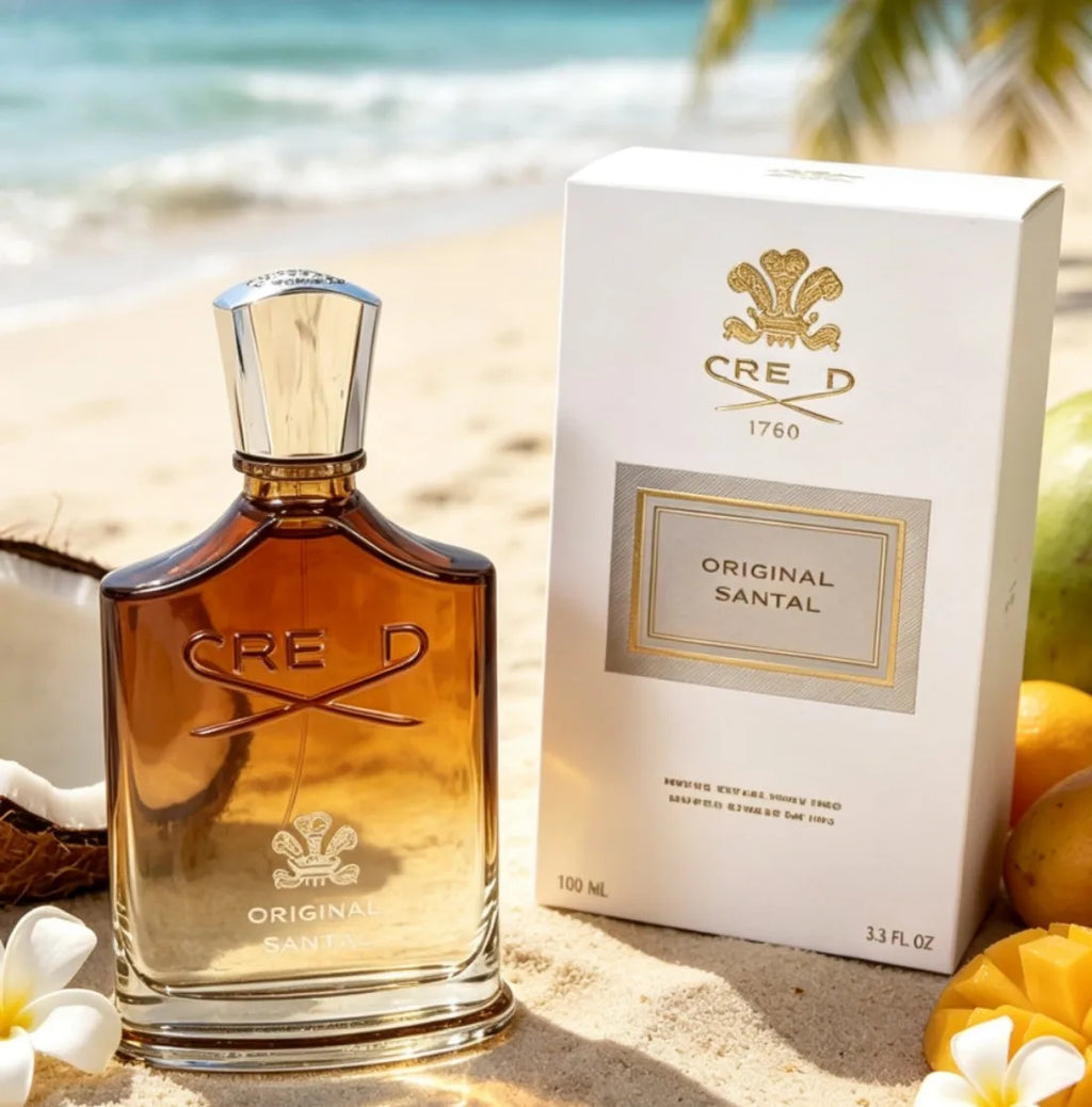 Cr.e.e.d Original Santal Neutral Perfume Spray, 3.4oz100ml, Oriental Wood Tone, High-Grade Black, Charming Fragrance, Mature And Steady, Suitable For Autumn And Winter, Gift Choice