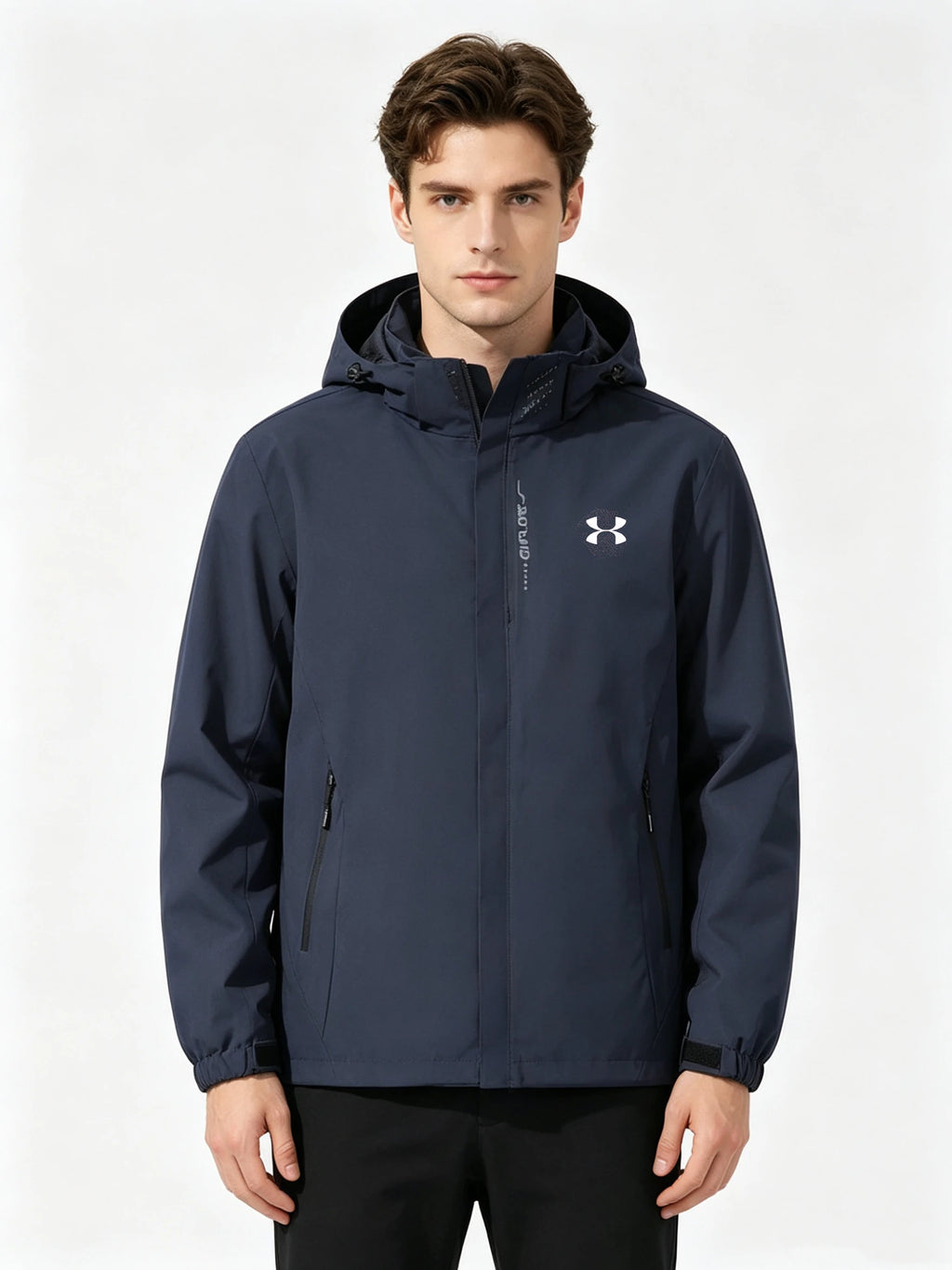 Men's Waterproof Rain Jacket Lightweight Outer Hooded Outdoor Raincoat Hiking Windproof Jacket Climbing Outdoor Jackets