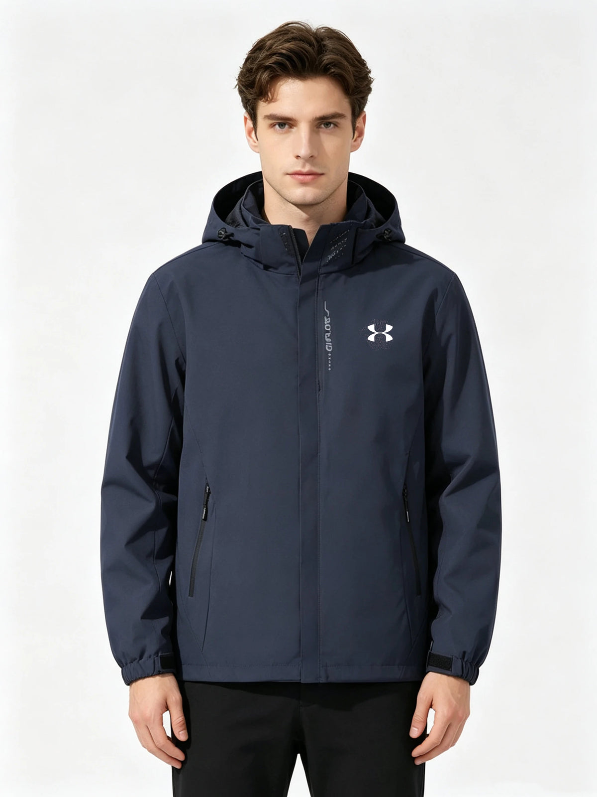 Men's Waterproof Rain Jacket Lightweight Outer Hooded Outdoor Raincoat Hiking Windproof Jacket Climbing Outdoor Jackets