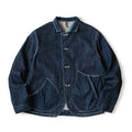 KAPITAL 24 Hirata Kazuhiro Style Japanese Taoist Robe Washed Blue Denim Jacket New Arrival