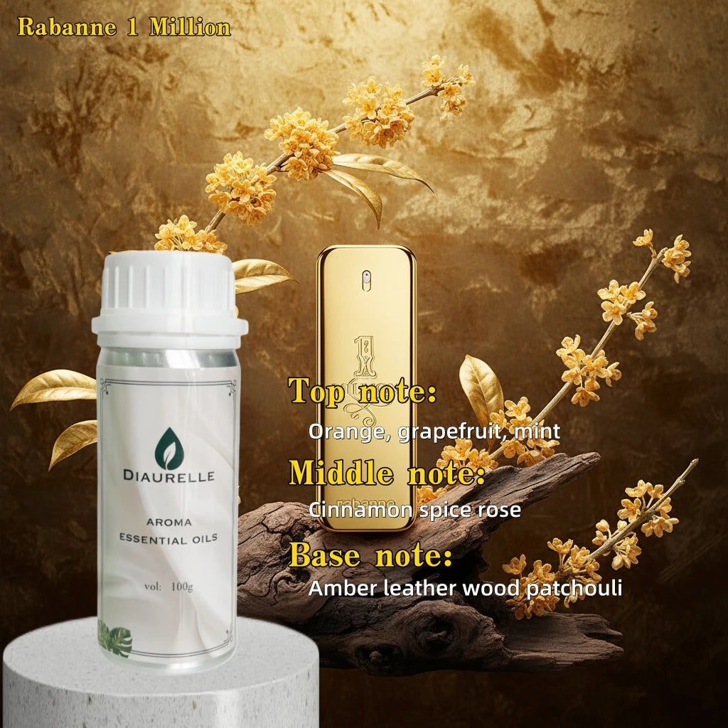 Abercrombie 100mL Essential Oil Aromatic Fragrance for Perfume Making Home Aroma Diffuser Air Freshener for Room Scents