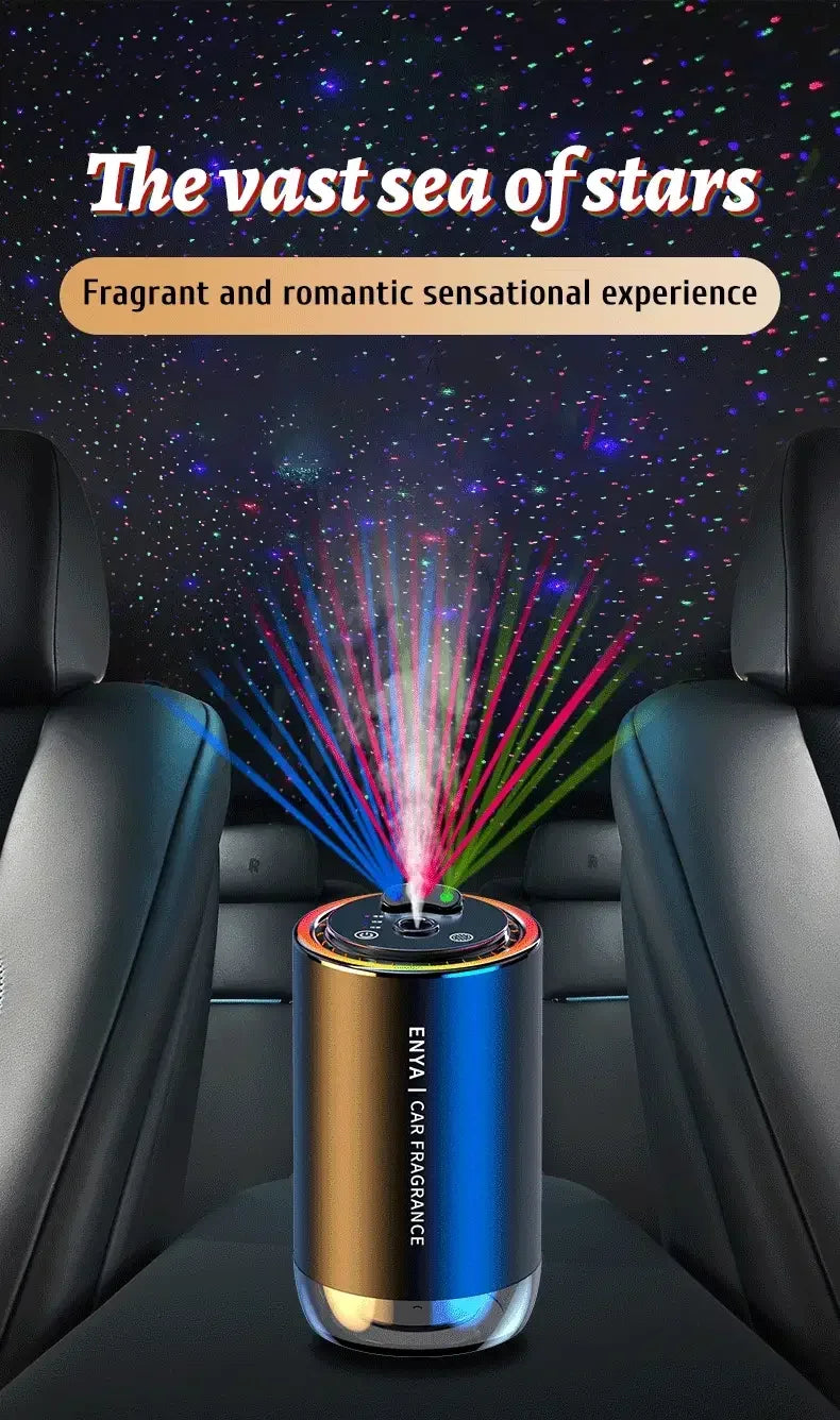 Car Perfume 3 in 1 Color Air Freshener Essential Oil Fragrance Diffuser Smell Distributor USB Aromatherapy Scent Air Refresher