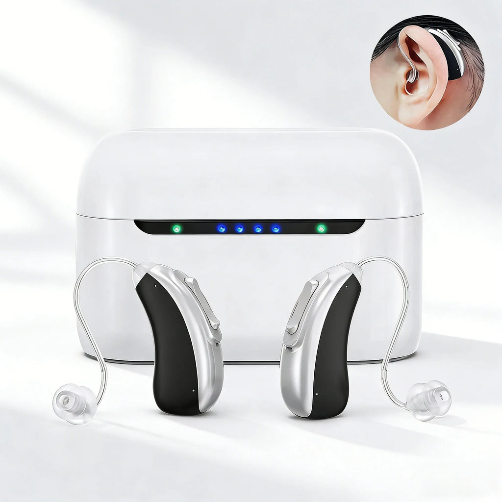 2026 Best Elderly Hearing Aid Rechargeable Deaf 30 channel program Mini Wireless Sound Amplifier Invisible Hearing Aids