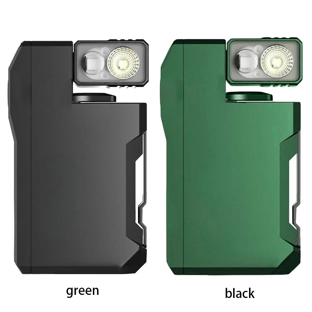 LED Flashlight Mini Flashlight Rechargeable 180 Degree Rotating Flashlight Multi Modes EDC Pocket Flashlight for Camping Hiking