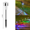 Outdoor Solar Garden Lights Auto On Off Pathway Lights for Yard Lawn Walkway Driveway Landscape Lighting  Clearance