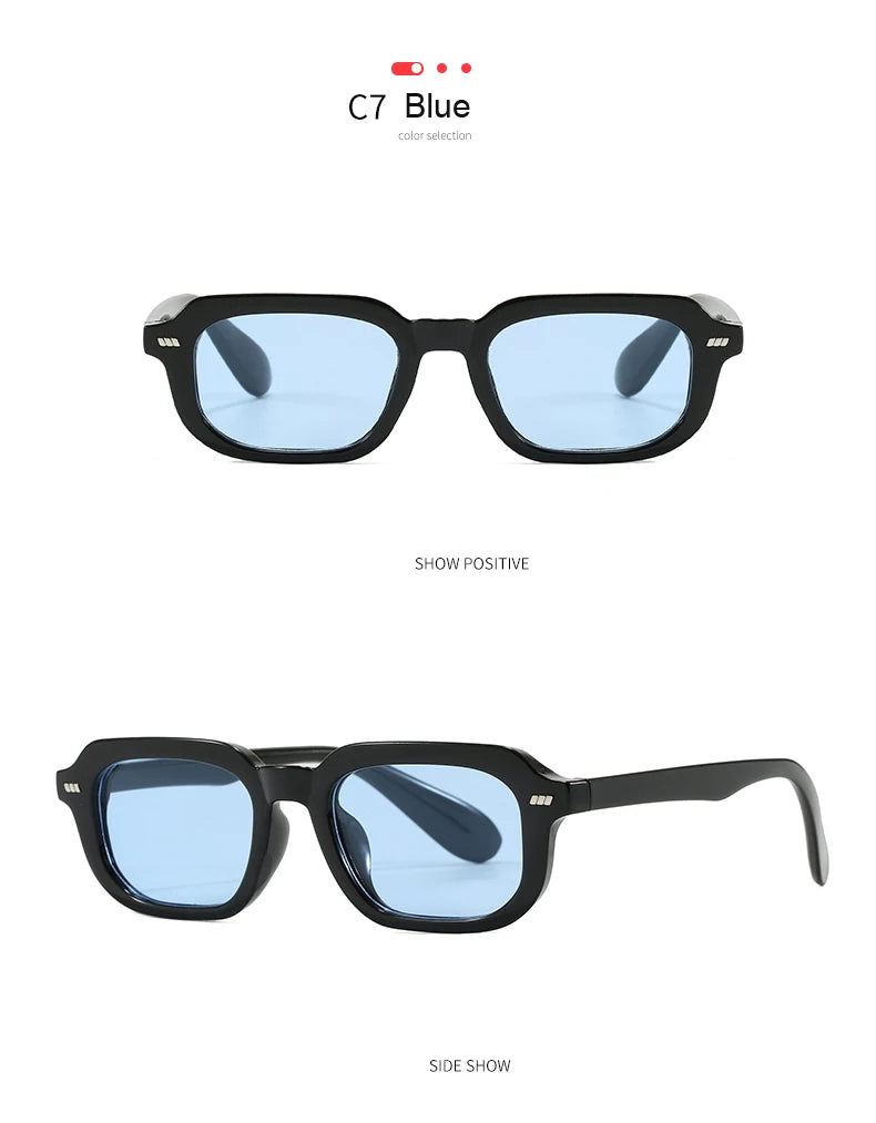 Classic Small Square Sun Glasses Women Men High Quality Sunglasses Travel Driving Candy Color Shades UV Protective Glasses