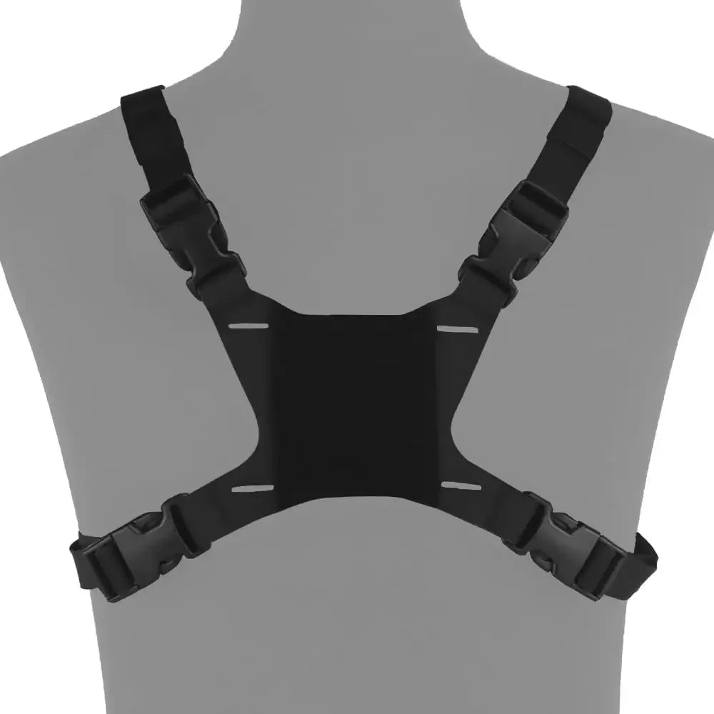Tactical Admin Phone Platform Molle Cell Phone Holder Carrier Phone Mount with H Harness Strap Shoulder Harness for Screen Size