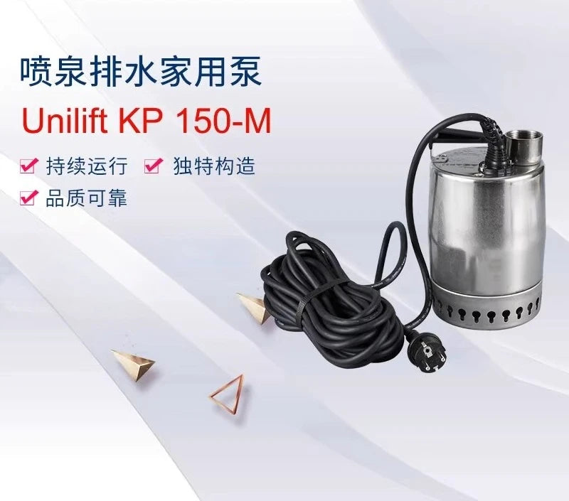 imported submersible sewage pump Unilift KP 150-A automatic float low water level stainless steel