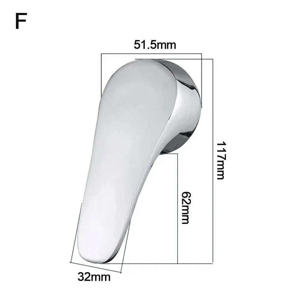 Kitchen Faucet Handle Bathroom Basin Tap Replacement Cover 35/40mm Spool Faucet Switch Handle Taps Repair Accessories