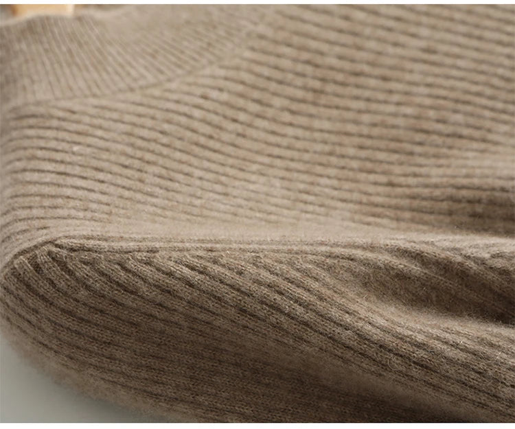 Cashmere Sweater Women's Knitted Dresses 100% Merino Wool O-Neck Elegant Party Dress Autumn Winter Female Pullover Casual Skirts