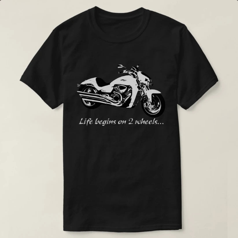 Retro Boulevard M109R Motorcycle T-Shirt 100% Cotton O-Neck Short Sleeve Summer Casual Mens T-shirt Streetwear
