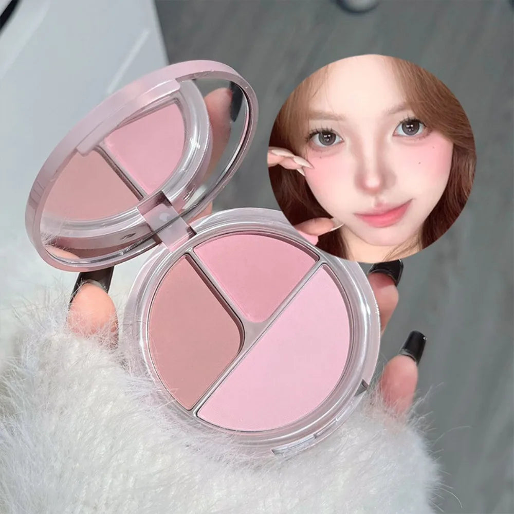 ART VALUE 7PC Makeup Sets Include 3 Colors Matte Lip Mud,1 Pressed Powder,1 Blush,1 Eyes Palette,1 Necklace Beauty Makeup Sets