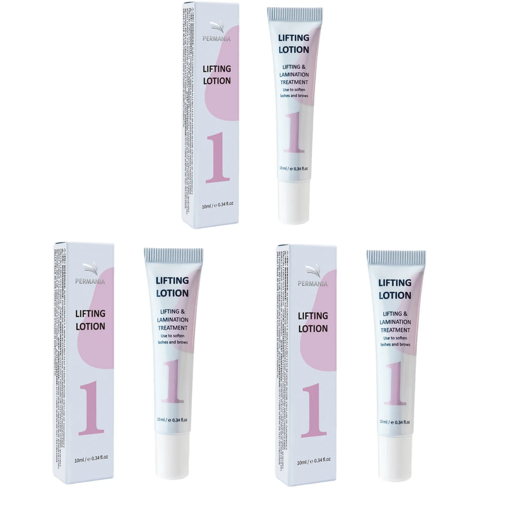 PERMANIA Eyebrows Lift Lotion Single Bottle Brow Lamination Perm Cream 1#2#3 Lotion Emulsion Eyelash Lifting Makeup Tool