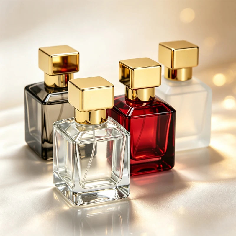 Perfume Bottle Spray 50ml High-end Glass Portable Travel Delicate Perfume Bottle Empty Bottle Dispenser