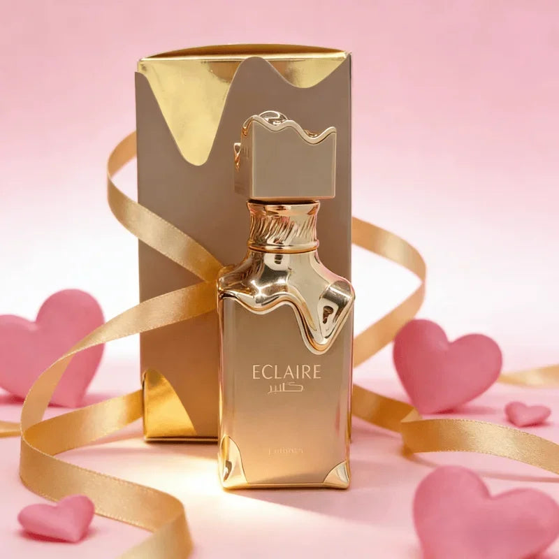 Lattafa Eclaire Eau De Parfum for Women 100ml 3.4oz Long Lasting Exquisite Regal Arabian Perfume Luxury Valentine Gift Women Fragrance Spray