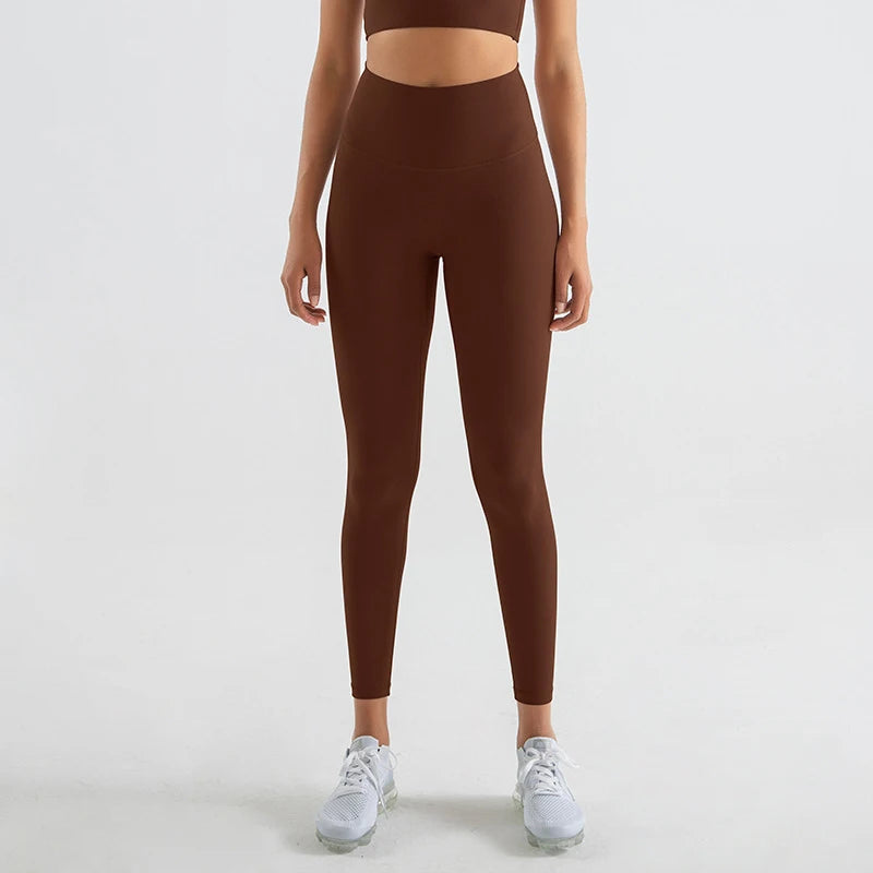TRY TO BN Yoga Pants Leggings Women Naked Feeling High Waisted Workout Seamless Sports  Fitness GymLeggings Push Up Tights Women