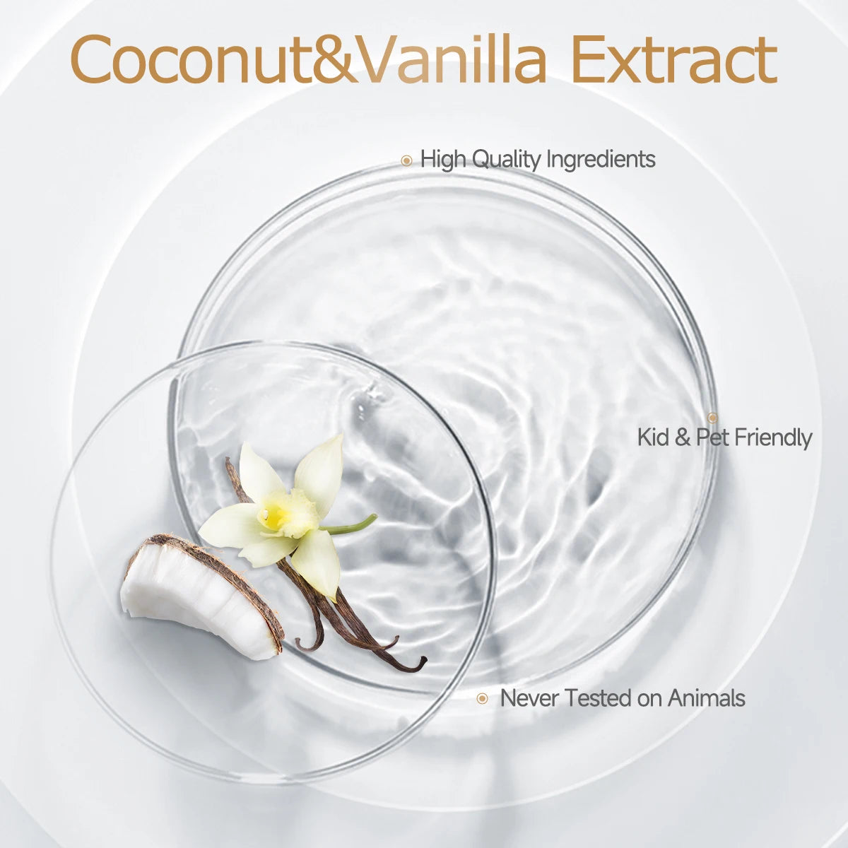 Coconut Vanilla Essential Oil Long-lasting Fragrance Aromatherapy Skin Care Hair Care All Skin Types