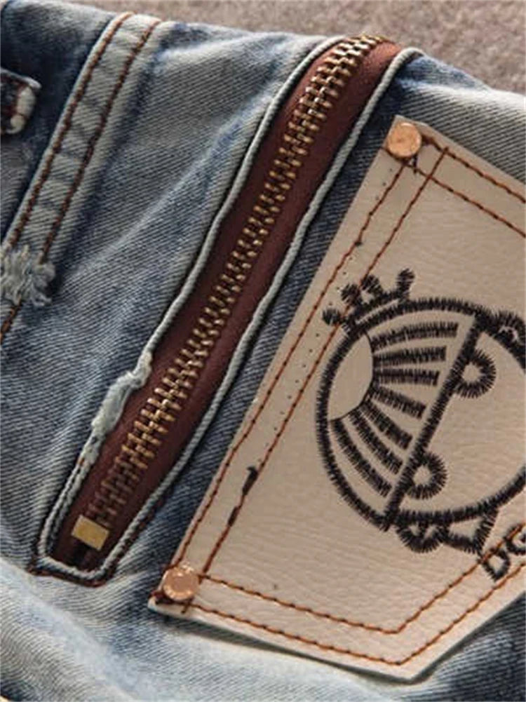 Summer Women Kpop Jean Shorts Abi Y2K 2000s Ripped Denim Hot Pants Grunge Gyaru Japanese American Retro Cyber Punk Harajuku Tide