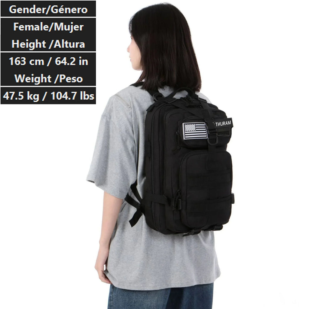 Durable Nylon 50L Waterproof Tactical Outdoor Backpack for Hiking Trekking Fishing Hunting Camping Travel